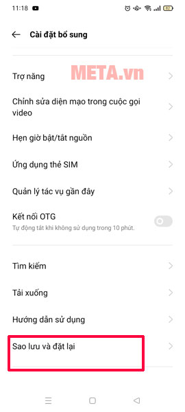 Khôi phục và đặt lại cài đặt mạng
