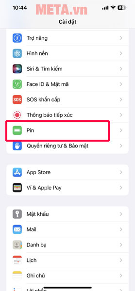 Tắt chế độ nguồn điện thấp