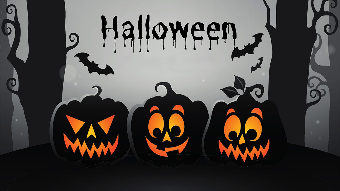 Background Halloween dễ thương