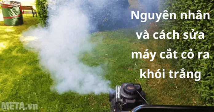 Máy cắt cỏ ra khói trắng: Nguyên nhân và cách sửa