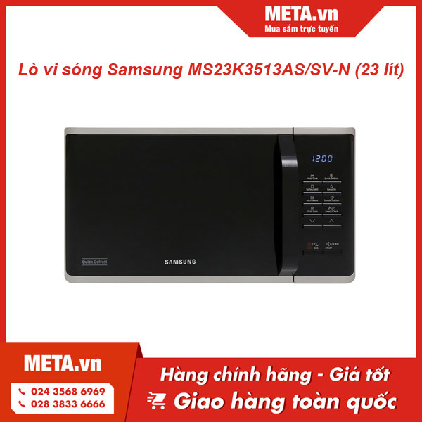Lò vi sóng Samsung MS23K3513AS/SV-N (23 lít)