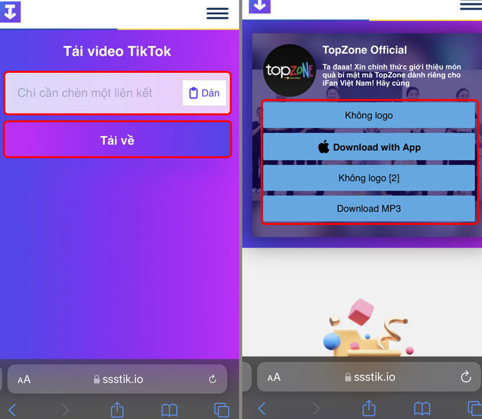 trên - Cách tải, lưu video TikTok không logo trên iPhone, iPad, và Android nhanh nhất Luu-video-tiktok-khong-logo-5