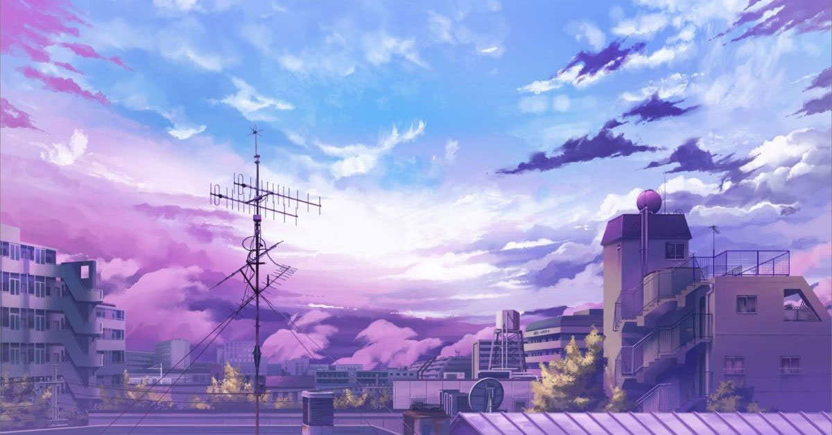 Hình nền máy tính anime phong cảnh