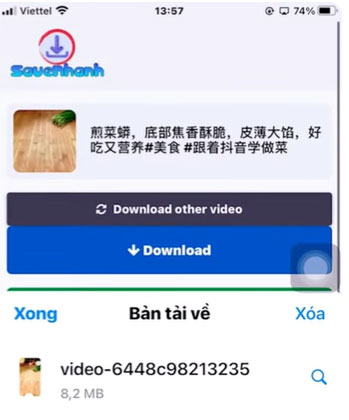 thoai - Tải video TikTok Trung Quốc không logo về điện thoại đơn giản Tai-video-tiktok-trung-quoc-khong-logo-7