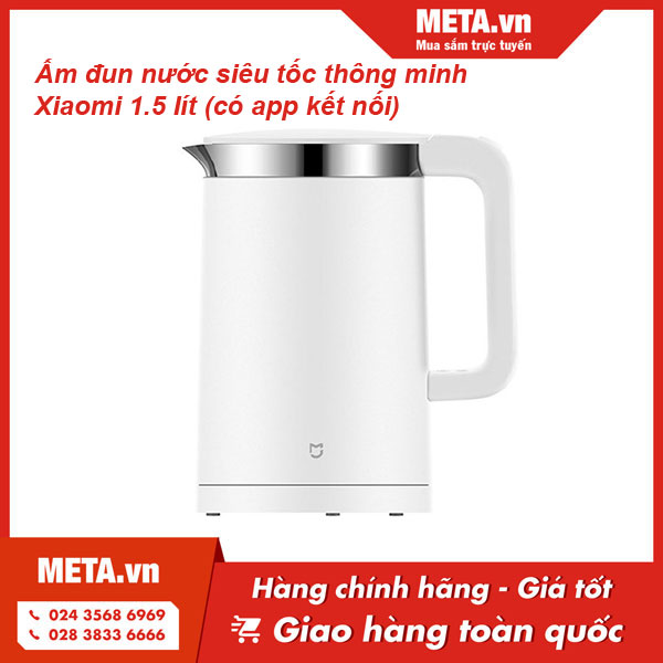 ấm đun nước siêu tốc thông minh Xiaomi 1,5 lít (có app kết nối)