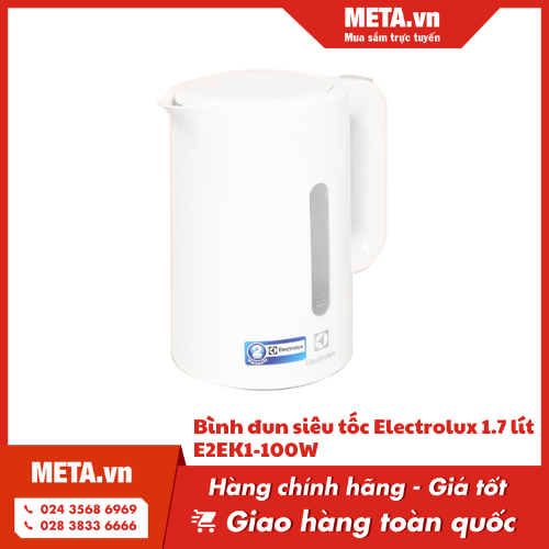 Bình đun siêu tốc Electrolux 1.7 lít E2EK1-100W
