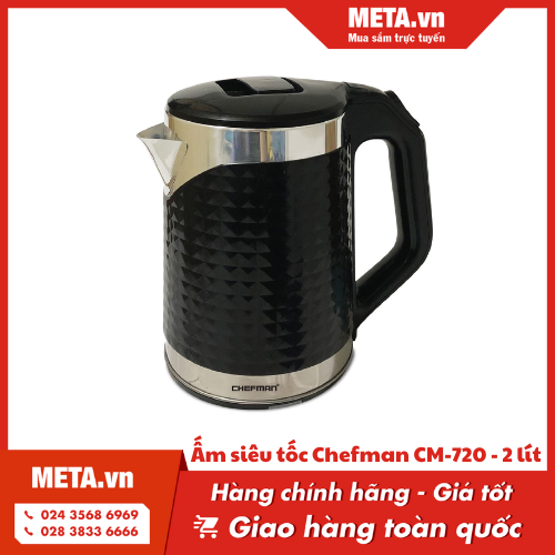 Ấm siêu tốc Chefman CM-720 - 2 lít