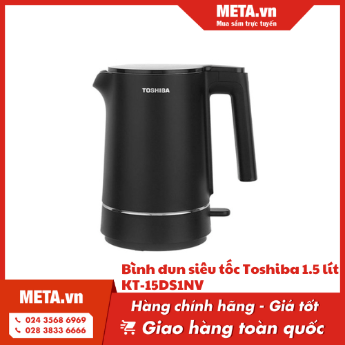 Bình đun siêu tốc Toshiba 1.5 lít KT-15DS1NV
