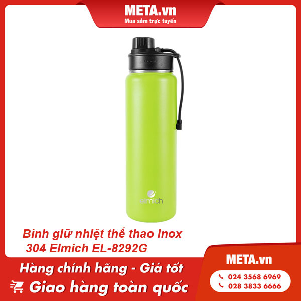 Bình giữ nhiệt thể thao inox 304 Elmich EL-8292G