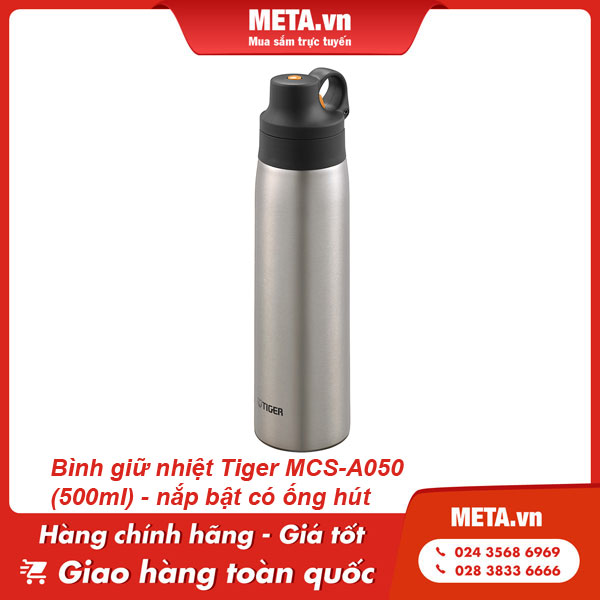 Bình giữ nhiệt Tiger MCS-A050 (500ml) - nắp bật có ống hút