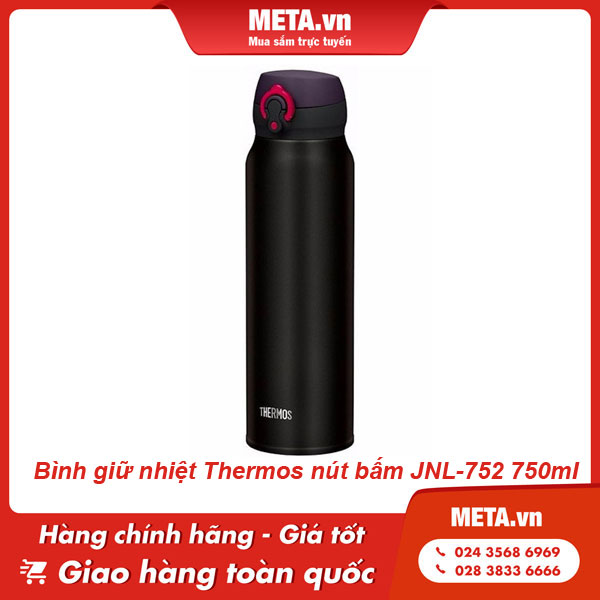 Bình giữ nhiệt thể thao Thermos nút bấm JNL-752 750ml