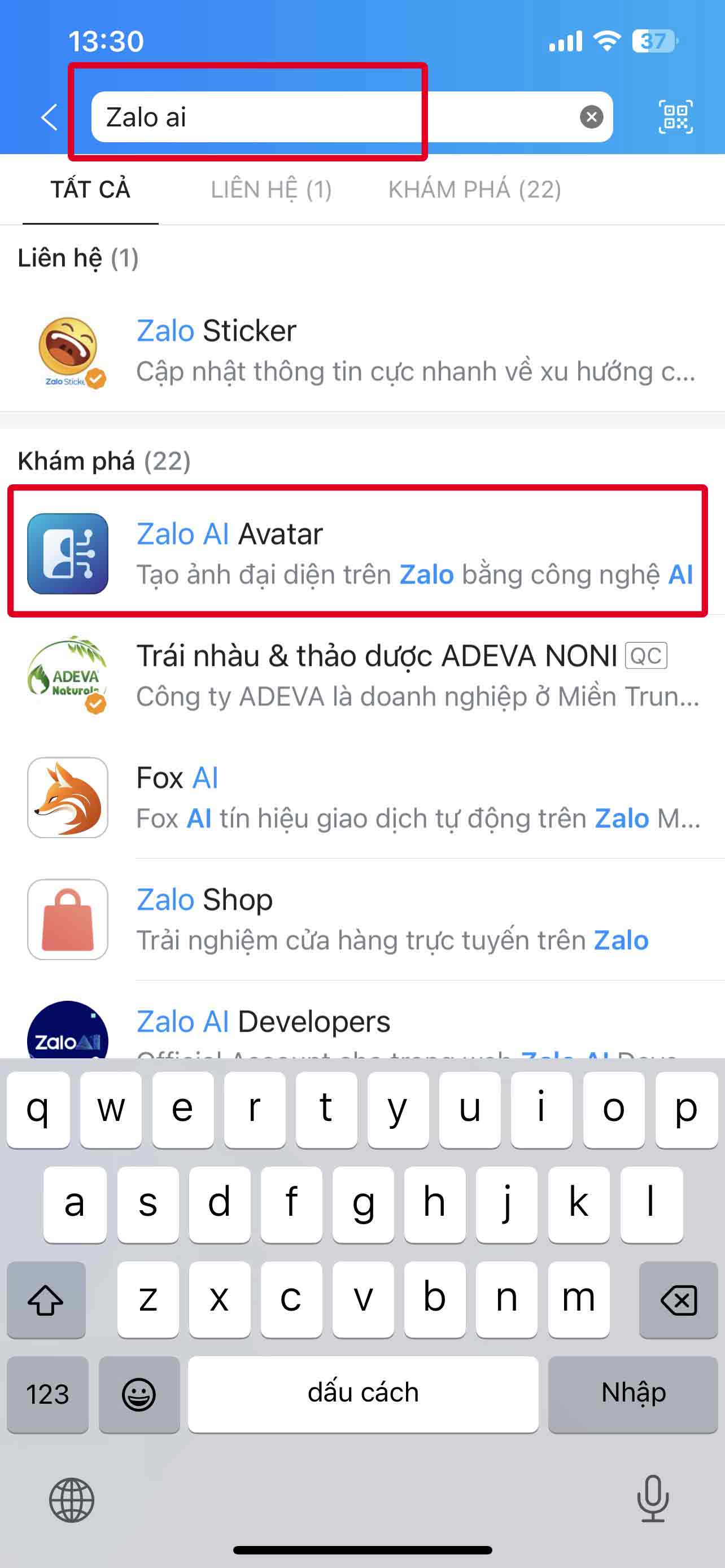 trên - Cách tạo ảnh AI trên Zalo AI Avatar nhanh chóng, đơn giản ai cũng làm được Cach-ve-zalo-ai-11