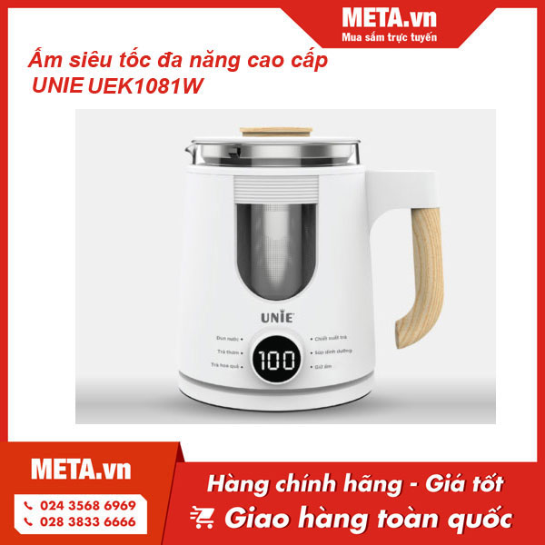 Ấm siêu tốc giữ nhiệt đa năng cao cấp Unie UEK1081W