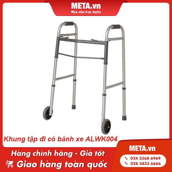 Khung tập đi có bánh xe ALWK004