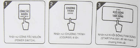 Cách sử dụng chương trình Vắt (SPIN) trên máy giặt AQUA AQW S90CT