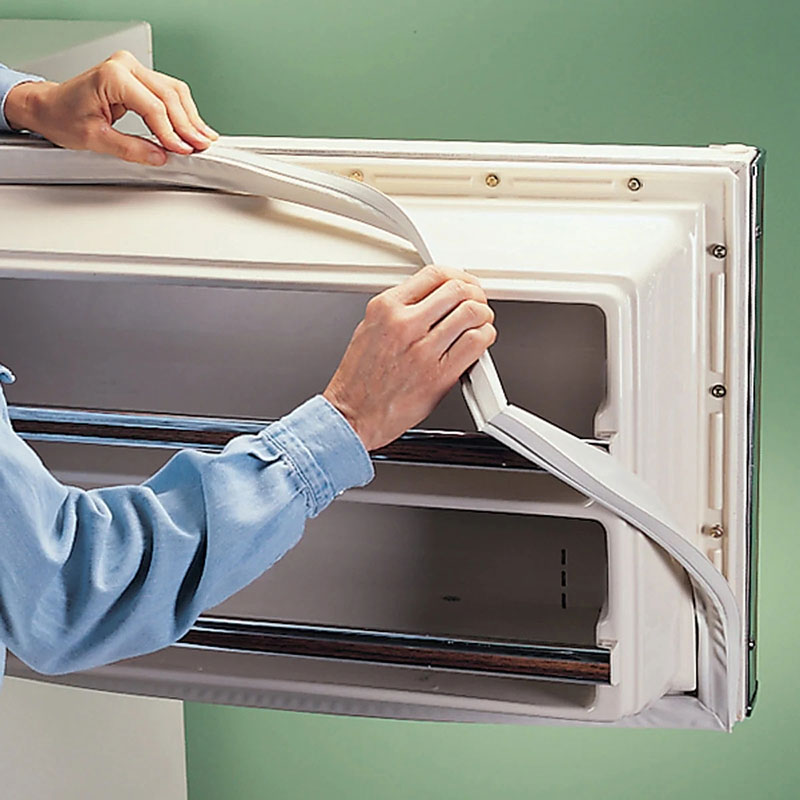 Gioăng cao su của tủ bị hỏng, cửa bị mở