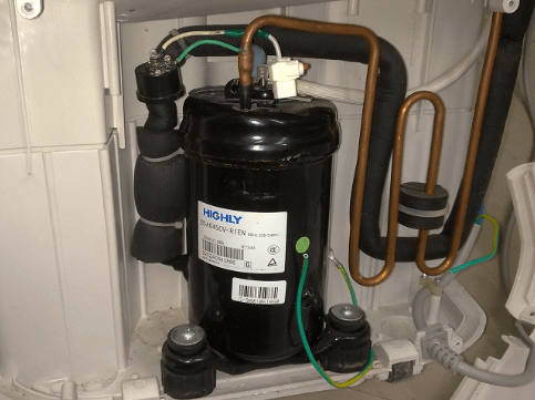 Tủ lạnh kêu rè rè do máy nén tủ lạnh bị hỏng