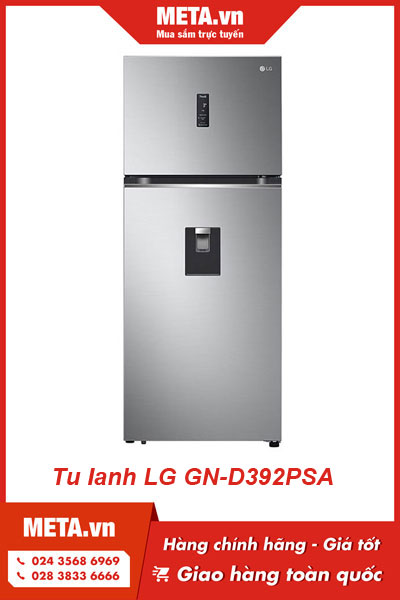 Tủ lạnh LG Inverter 394 lít GN-D392PSA