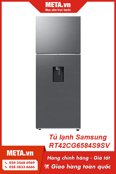 Tủ lạnh làm đá tự động 406 lít Inverter Samsung RT42CG6584S9SV