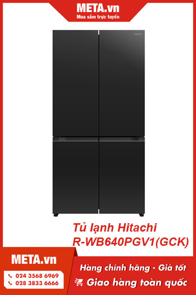 Tủ lạnh Hitachi Inverter 569 lít R-WB640PGV1 (GCK)