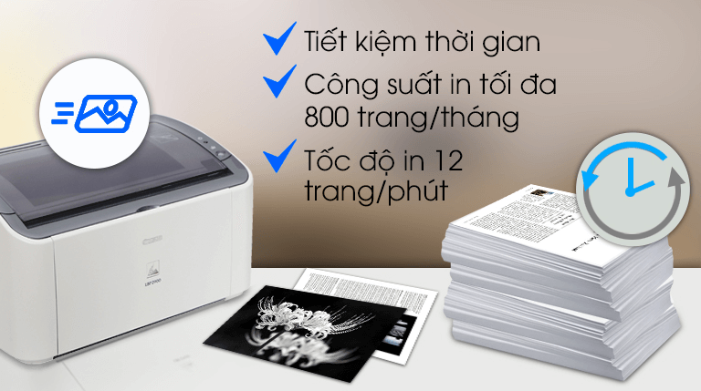 So sánh máy in Canon 3000 và 2900 về công suất in