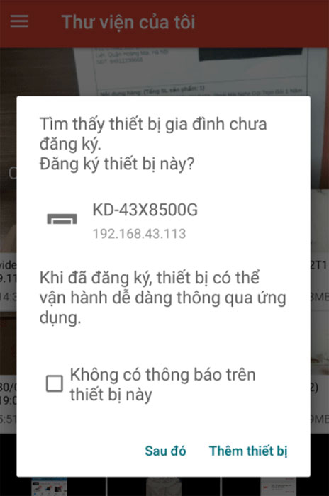 Cách điều khiển tivi Sony bằng điện thoại Android