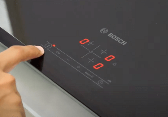 Cách bật/ tắt bếp từ Bosch