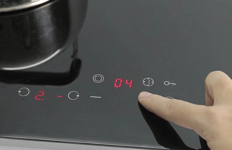 Cách cài đặt chế độ hẹn giờ tắt bếp điện từ Bosch