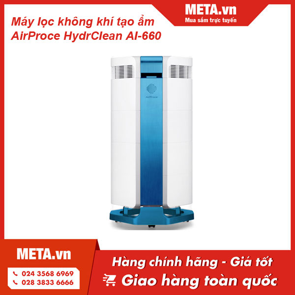 Máy lọc không khí tạo ẩm AirProce HydrClean AI-660