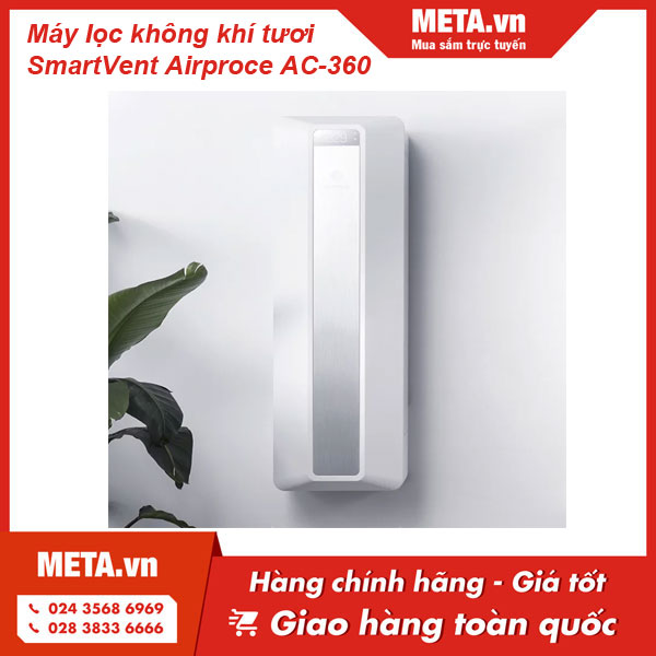 Máy lọc không khí tươi SmartVent Airproce AC-360