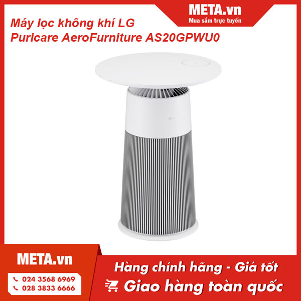 máy lọc không khí LG Puricare AeroFurniture trắng