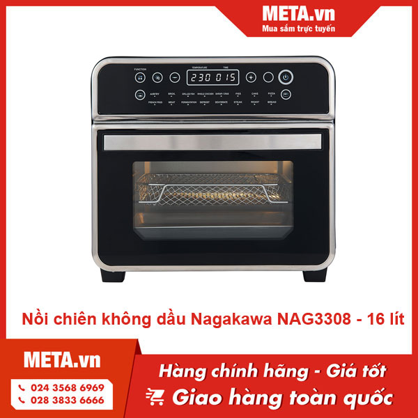 Nồi chiên không dầu Nagakawa NAG3308