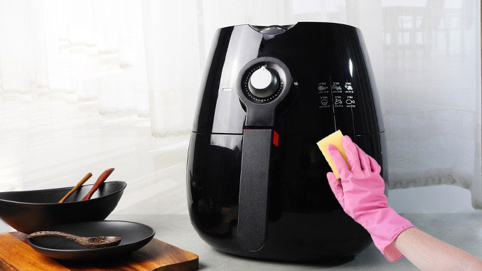 Cách vệ sinh nồi chiên không dầu mới mua