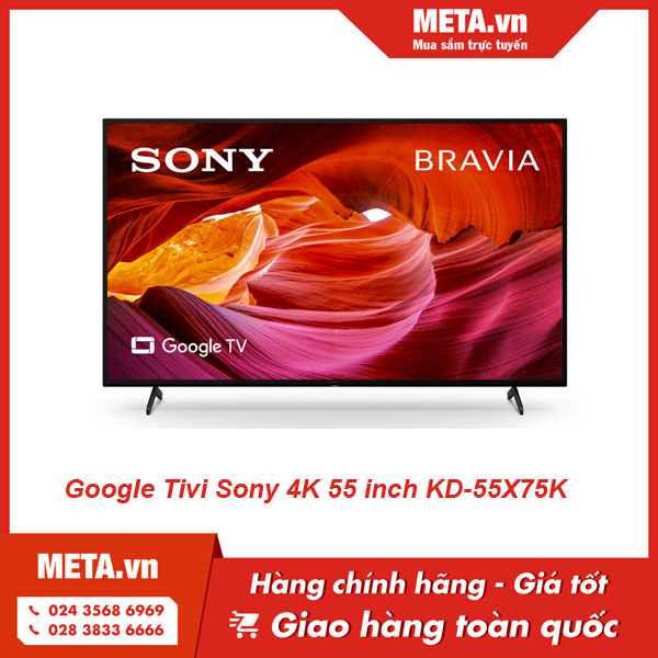 Sony Google TV KD 55X75K