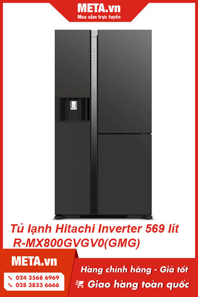 Tủ lạnh Hitachi Inverter 569 lít R MX800GVGV0 GMG