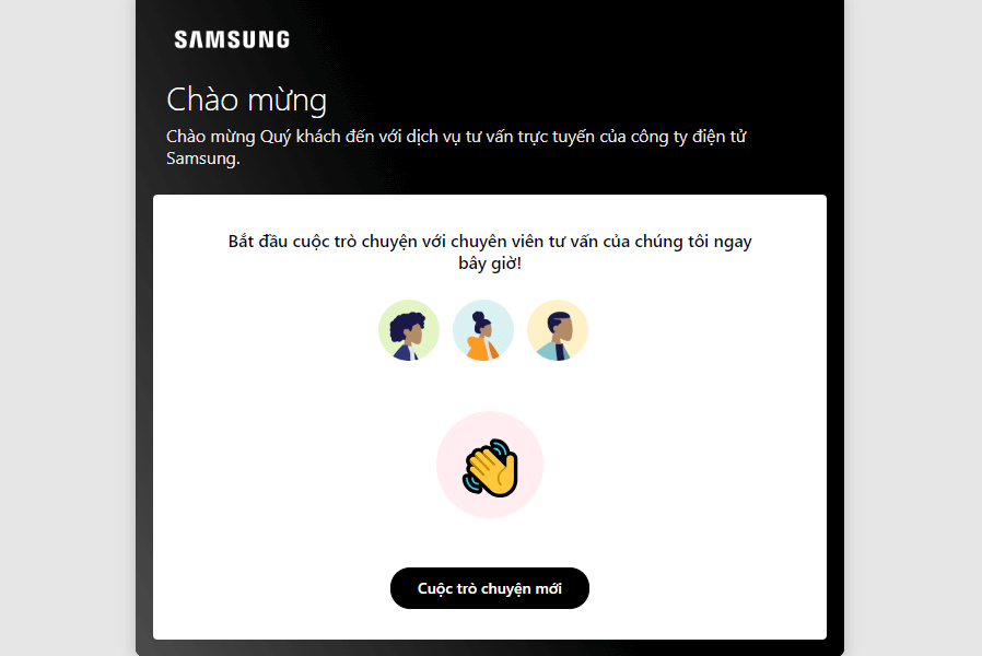 Hỗ trợ bảo hành máy giặt Samsung trực tuyến