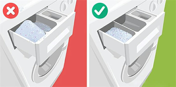 Những lưu ý để tránh làm máy giặt bị tràn bọt xà phòng