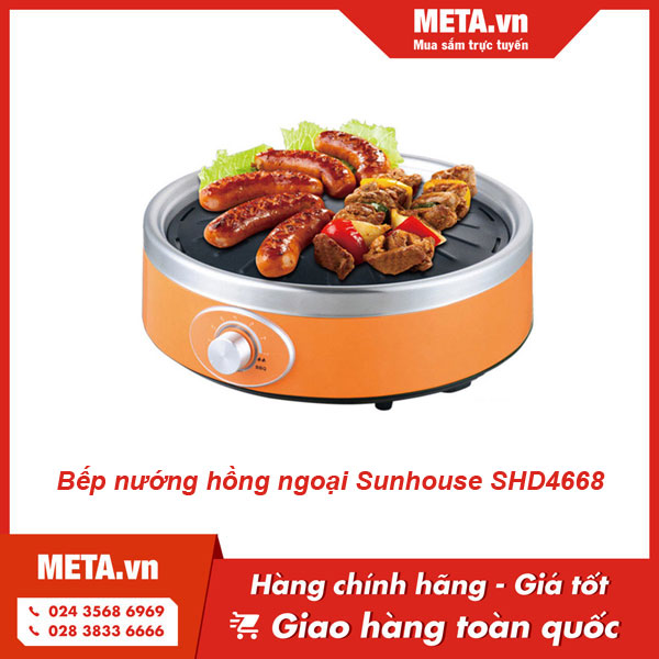 Bếp nướng hồng ngoại Sunhouse SHD4668