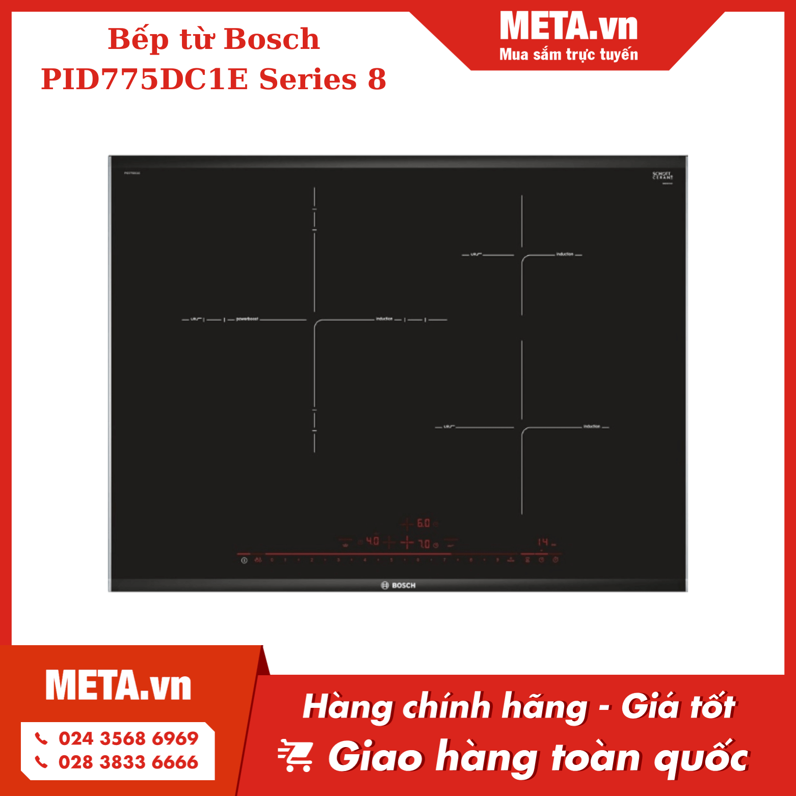 Bếp từ Bosch PID775DC1E Series 8