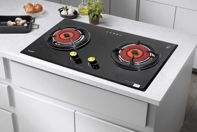 Bếp gas âm 2 mâm nấu