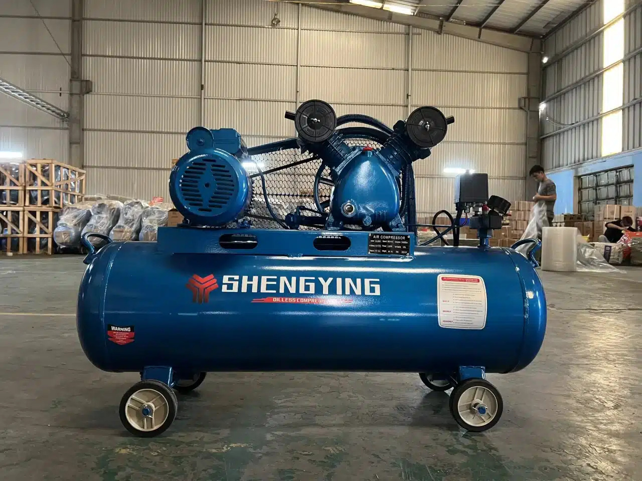 Nguyên lý hoạt động của máy nén khí