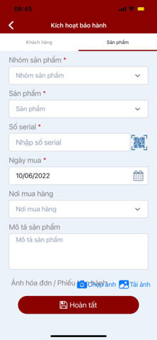 Cách kích hoạt bảo hành tủ lạnh Sharp thông qua app