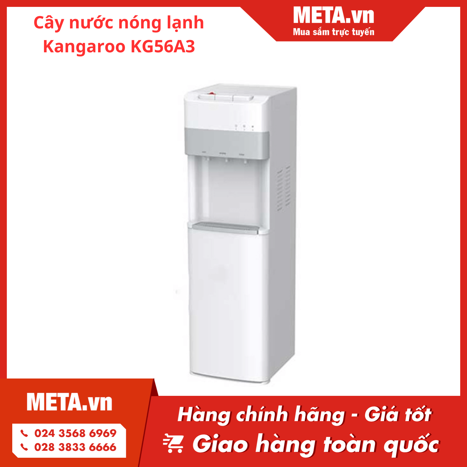 Cây nước nóng lạnh Kangaroo KG56A3