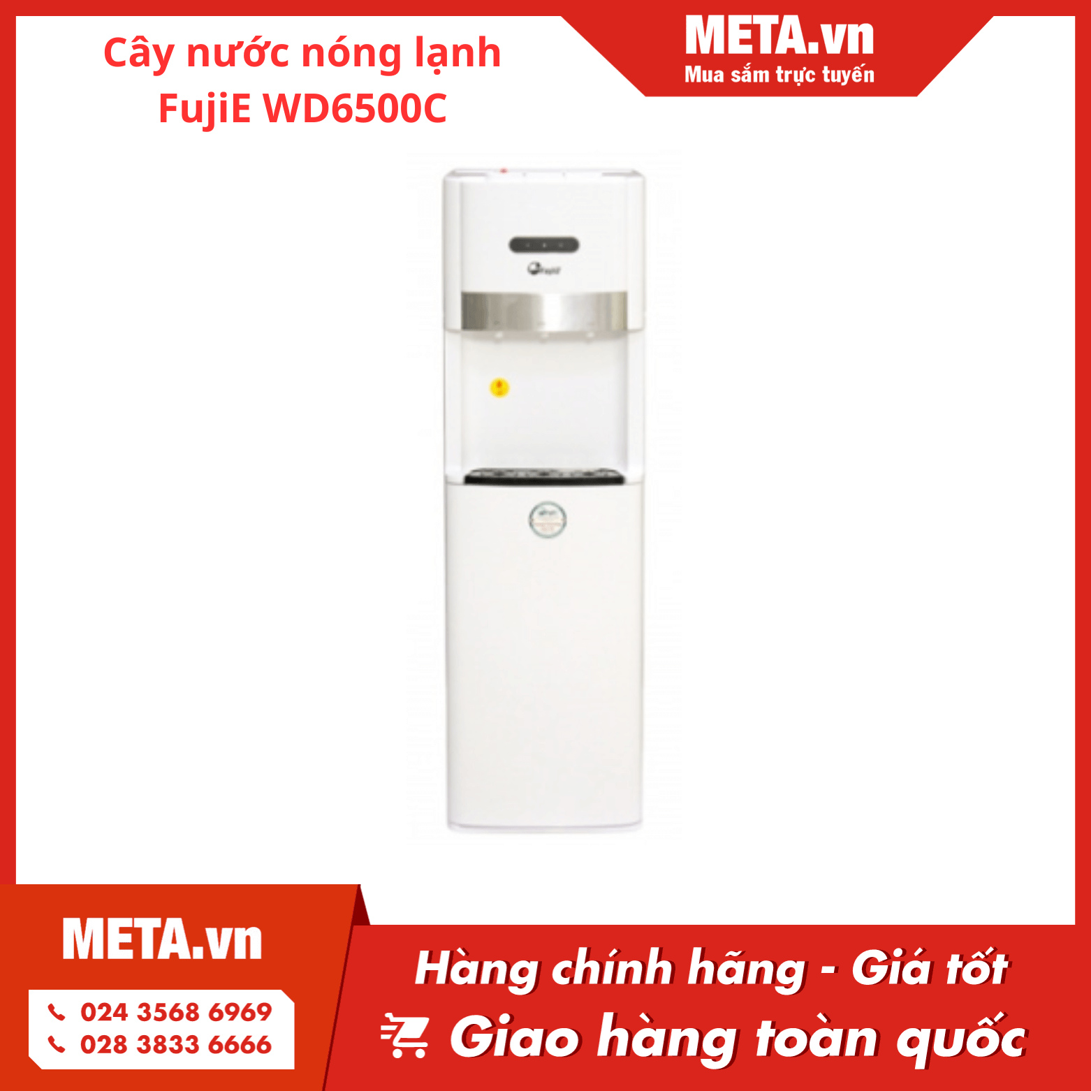 Cây nước nóng lạnh bình âm thân FujiE WD6500C