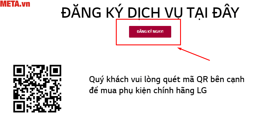 Cách đăng ký dịch vụ bảo dưỡng máy giặt LG