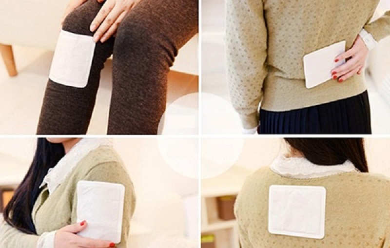 Các vị trí dán miếng giữ nhiệt