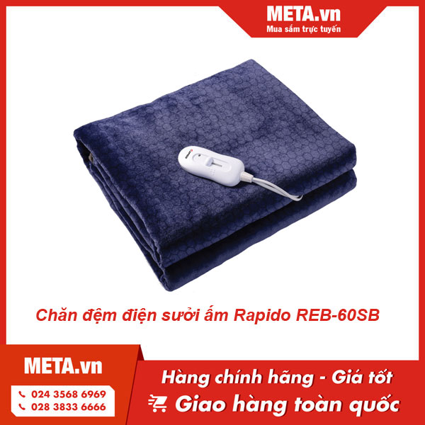 Chăn đệm điện sưởi ấm Rapido REB-60SB