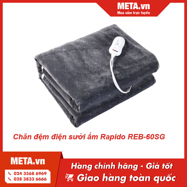 Chăn đệm điện sưởi ấm Rapido REB-60SG