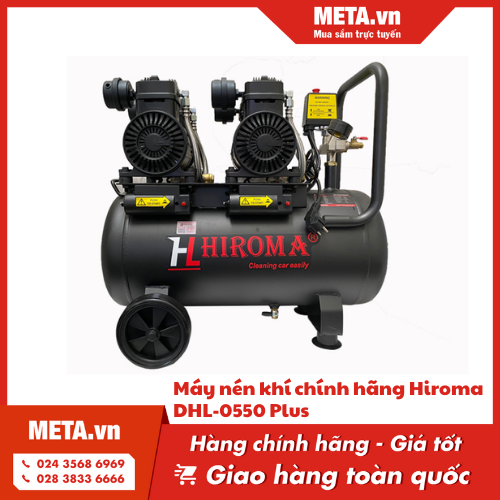 Máy nén khí chính hãng Hiroma DHL-0550 Plus (50 lít)