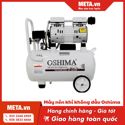 Máy nén khí không dầu Oshima 40 lít